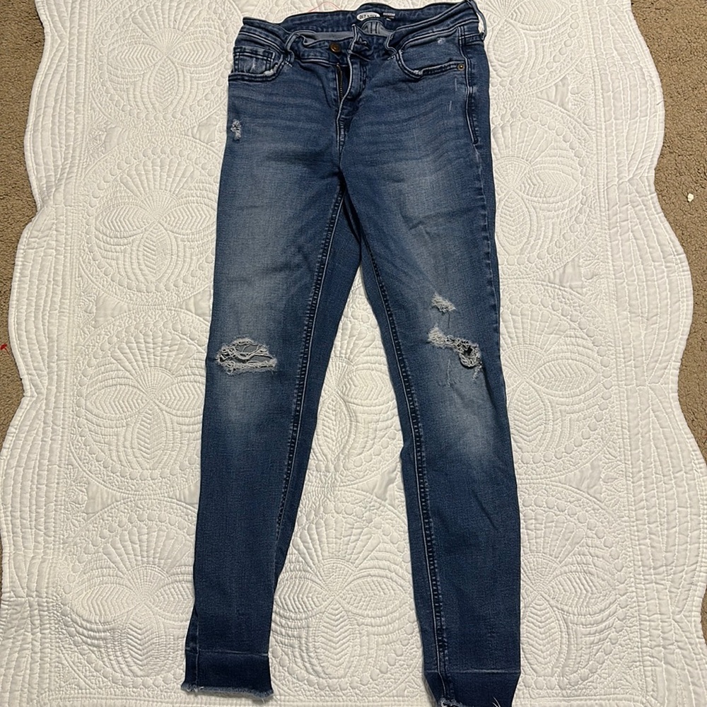 Size 2 rockstar super skinny ankle-length Old Navy jeans!